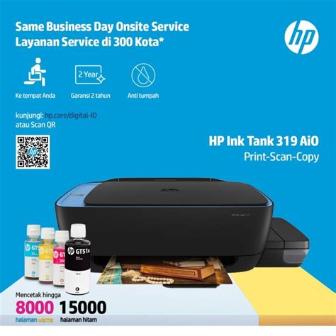 Printer Hp Ink Tank 319 Soltech Data Indonesia