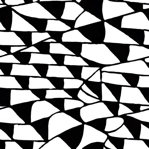 Geometric Patterns Illustration Coloring Page Black And White