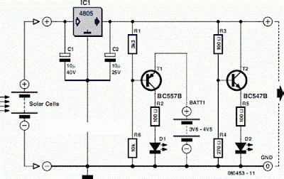 Solar Cell Voltage Regulator Circuit Diagram | Super Circuit Diagram