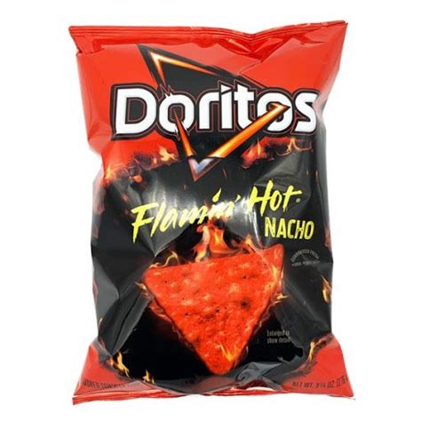 Doritos Flamin Hot Nacho Cheese Oz Pack Of