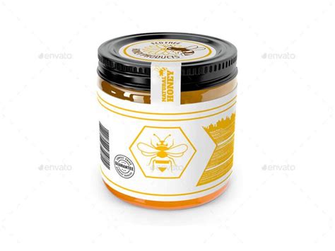 20+ Beautiful Honey Bottle Mockup PSD Templates - Mockup Den