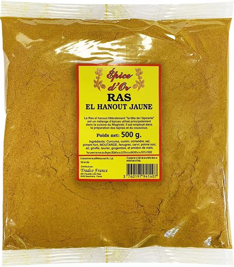 Ras El Hanout Jaune G Epice D Or Naturel Vegan Sans Ar Mes