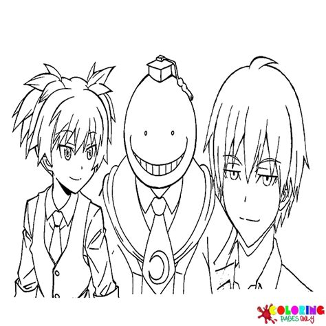 Malvorlagen Zum Thema Assassination Classroom Coloringpagesonly