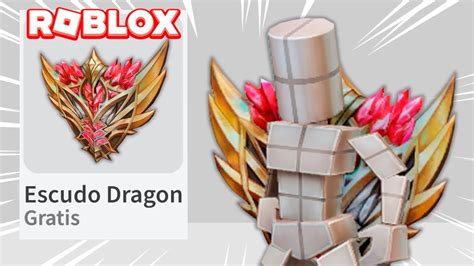 RÁPIDO RECLAMA ESCUDO DEL SEÑOR DEL DRAGON ROJO GRATIS EN ROBLOX