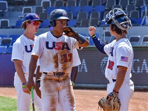 V WBSC U 15 Baseball World Cup Day 1 USA Puerto Rico Panama Cuba