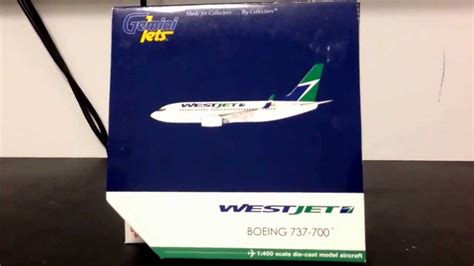 Gemini Jets Review Westjet 737 700 Youtube