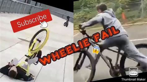 Wheelie Fails Compilation Youtube