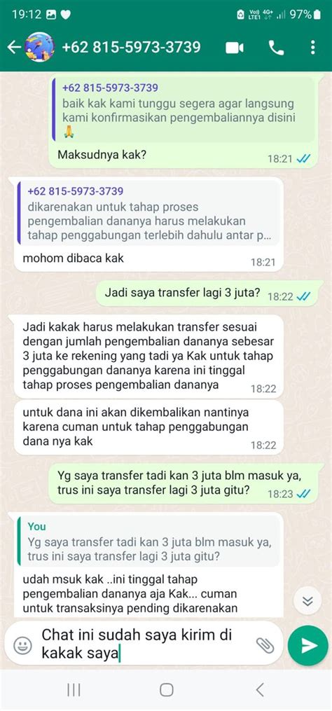 Yourbae On Twitter Dia Bilang Minta Transfer Lagi 3 Juta Karena Dana