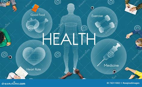 Health Wellbeing Wellness Vitality Healthcare Concept Stock Photo