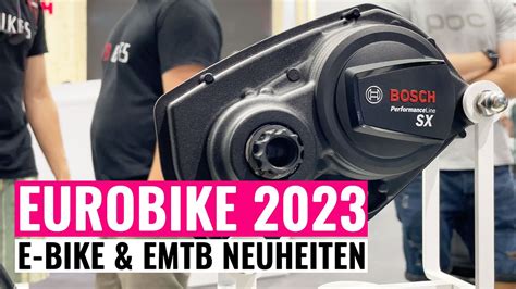 Eurobike 2023 Neue Emtb And E Bike Motoren Bosch Sx And Pinion Mgu E1