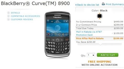 At T Blackberry Curve On Sale Early Slashgear