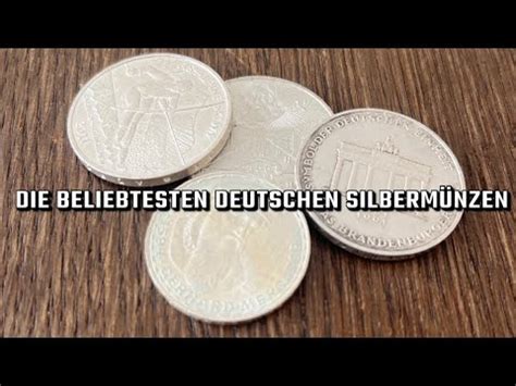 beliebtesten deutschen Silbermünzen YouTube