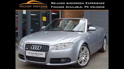 2008 Audi A4 Cabriolet 2 0 Tfsi S Line Special Edition Cabriolet