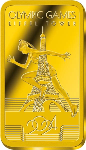 10 Dollars Salomonen Olympia 2024 Eiffel Tower Sprinter 2024