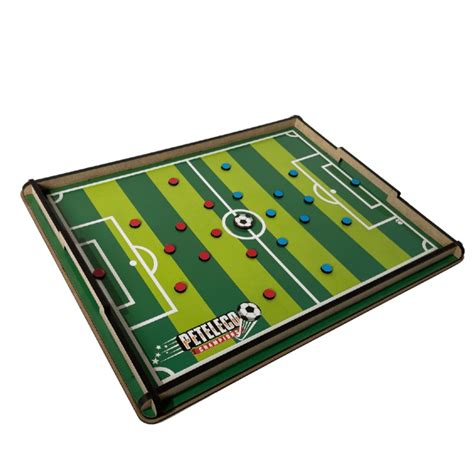 Jogo Peteleco Futebol Brinquedo Educativo Campo Dedobol Shopee Brasil