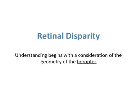 3 D Space Perception Aka Depth Perception 3