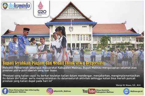 Pimpin Apel Korpri Bupati Serahkan Piagam Dan Medali Untuk Siswa