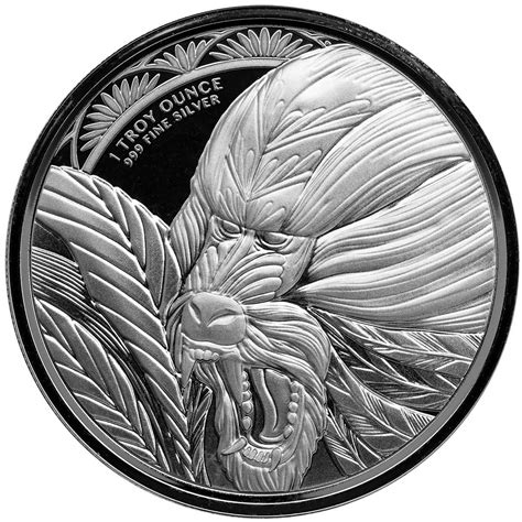 Cameroon Mandrill Silver And Gold Bullion Coins Scottsdale Mint