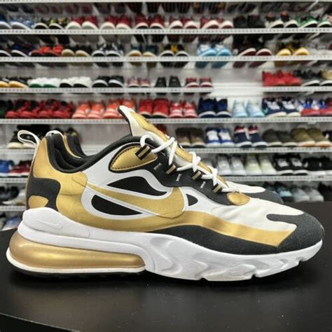 Size 13 Nike Air Max 270 React Metallic Gold For Sale Online Ebay