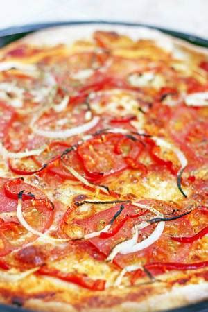 Close Up Of Vegetarian Piquant Pizza NDUJA CALABRESE At LOsteria