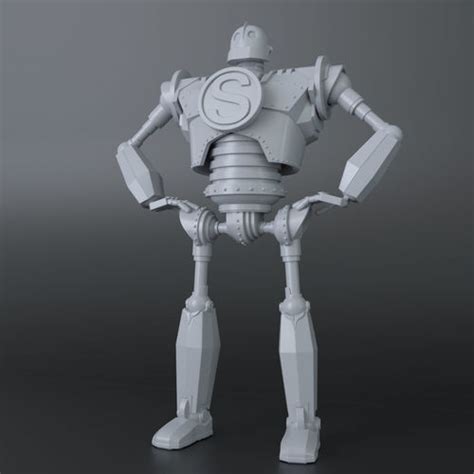 Iron Giant 3d Print Ready Model V2 3d Model 3d Printable Cgtrader