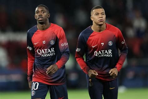 Ousmane Dembélé y Kylian Mbappé disfrutan de jugar juntos en el PSG