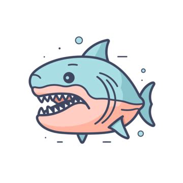 Sharking Clipart Hd Png Shark Character Vector Fish Shark Character