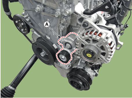 Hyundai Santa Fe Drive Belt Tensioner Repair Procedures Drive Belt