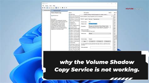 How To Fix Volume Shadow Copy Service Error Windows 11 10 YouTube