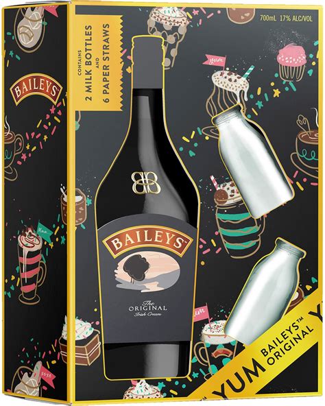 Baileys Original Irish Cream Liqueur Milk Glass T Pack 700ml Boozy