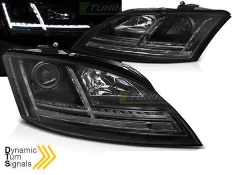 Paire De Feux Phares Audi Tt J Daylight Led Noir X Non