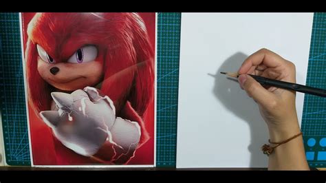 Como Dibujar A Knuckles De Sonic 2 YouTube