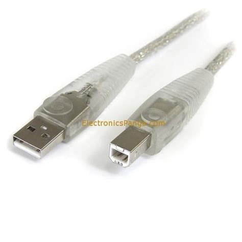 3 Foot Long Transparent Arduino UNO Mega USB Cable Star International