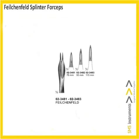 Feilchenfeld Splinter Forceps SMS Surgical Instruments Malaysia