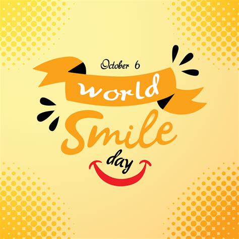 World Smile Day Poster 29167056 Vector Art at Vecteezy