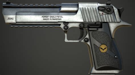 Deagle 3d Model Blender Market