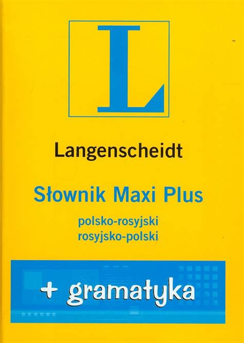 Amazon Slownik Plus Gramatyka Polsko Rosyjski Rosyjsko Polski Praca