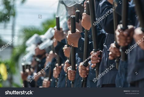 Riot Police Training Center Court Stock Photo 1128259142 | Shutterstock