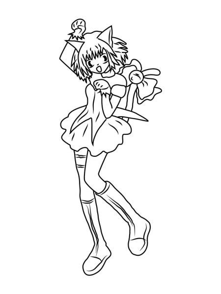 Tokyo Mew Mew Coloring Pages