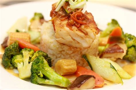 Asian Sea Bass And Stir Fry Vegetables America S Table