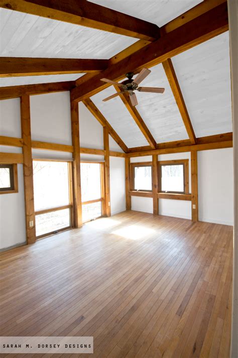 White Ceilings With Wood Beams | Americanwarmoms.org