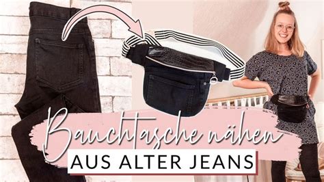 Bauchtasche N Hen Aus Alter Jeans Upcycling Tasche Selber Machen