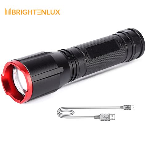 Brightenlux Multifunction High Power 1 18650 Lithium Battery LED USB