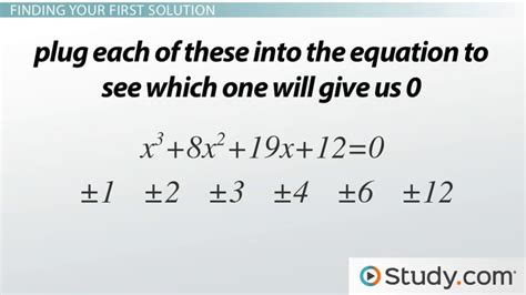 Cubic Equations Overview Formula And Functions Lesson