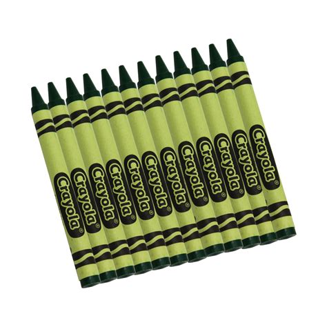 Crayola® Bulk Green Crayons 12 Count Bin520836044 Supplyme