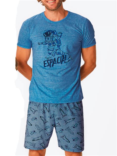 Pijama Masculino Malwee Azul