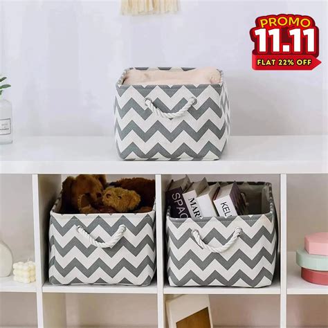 Foldable Fabric Storage Baskets