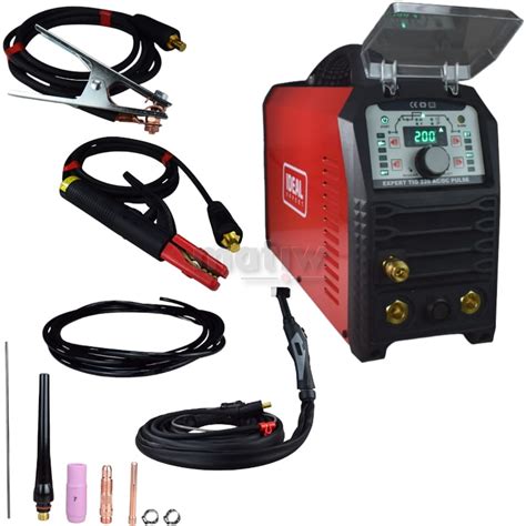 SPAWARKA IDEAL TIG EXPERT TIG 220 AC DC PULSE Matiw Materiały ścierne