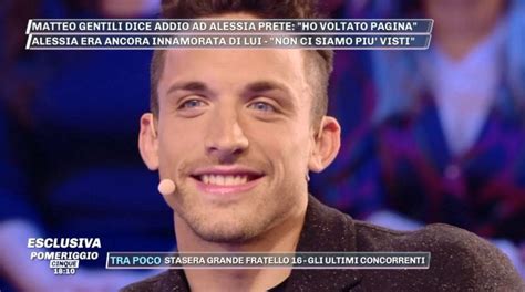 Matteo Gentili Dice Addio Ad Alessia Prete Mediaset Infinity