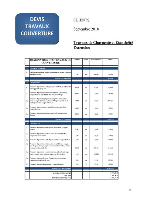 Devis Travaux Couverture R Novation Toiture Et Fa Ade Lille